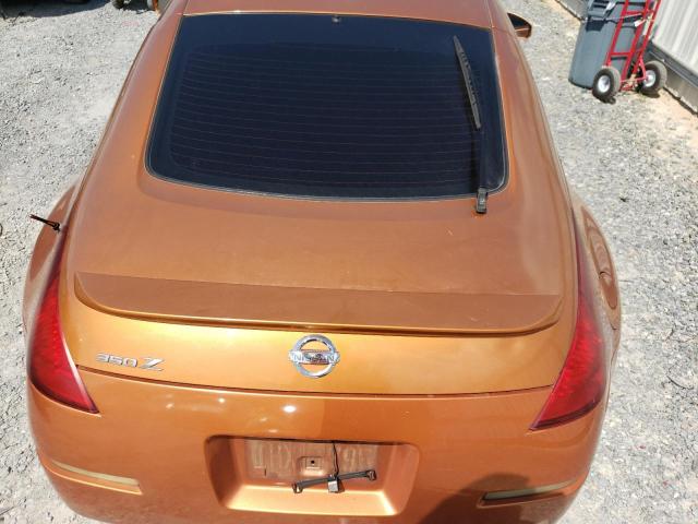 JN1AZ34D03T103451 - 2003 NISSAN 350Z COUPE ORANGE photo 6