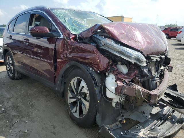 5J6RM4H93GL035687 - 2016 HONDA CR-V TOURI MAROON photo 1