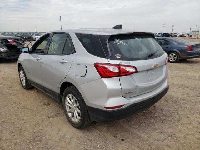 2GNAXGEVXK6225511 - 2019 CHEVROLET EQUINOX L SILVER photo 3