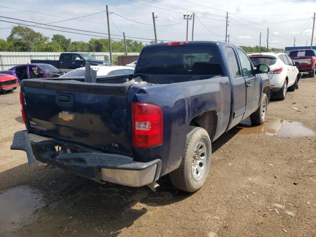 1GCRCREA7BZ106934 - 2011 CHEVROLET SILVERADO BLUE photo 4