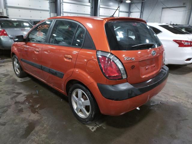 KNADE163966133773 - 2006 KIA RIO 5 ORANGE photo 3