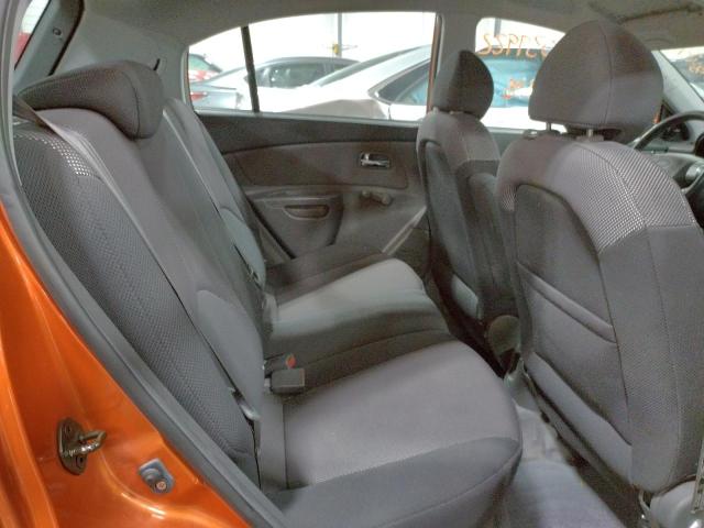 KNADE163966133773 - 2006 KIA RIO 5 ORANGE photo 6