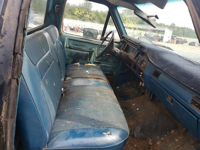 2FTDF15G7ECA21889 - 1984 FORD F150 BLUE photo 5