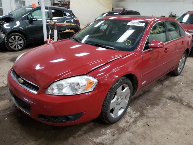 2G1WD58C679143019 - 2007 CHEVROLET IMPALA SUP წითელი ფოტო 2