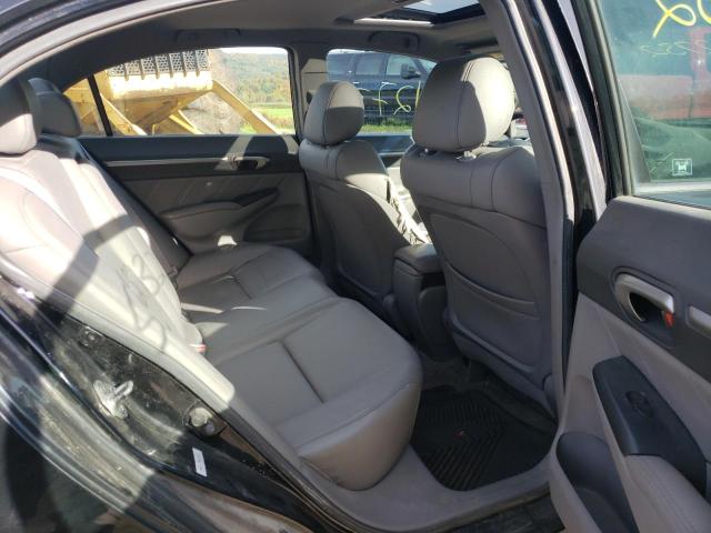 2HGFA16998H308053 - 2008 HONDA CIVIC EXL Czarny zdjęcie 6
