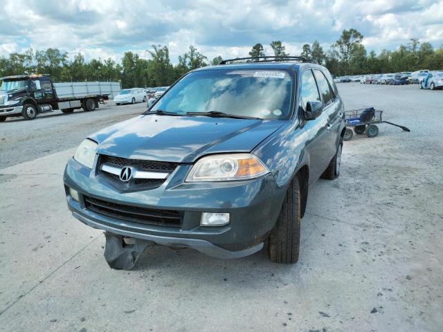 2HNYD18916H505012 - 2006 ACURA MDX TOURIN GREEN photo 2