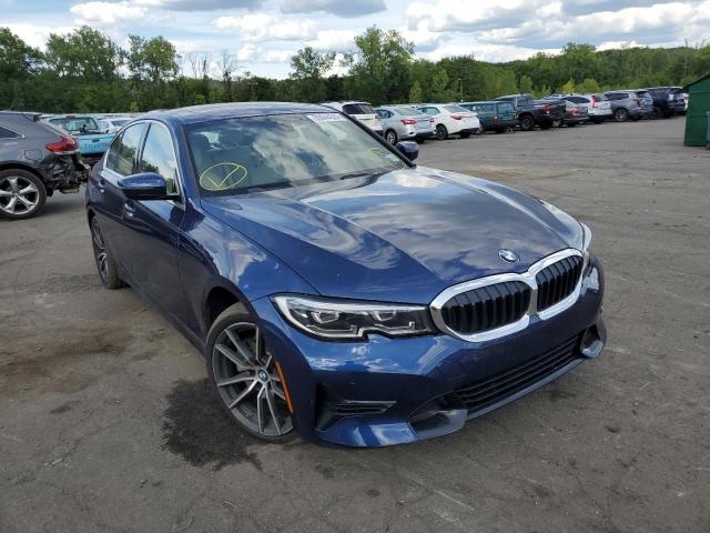 WBA5R7C03LFH50719 - 2020 BMW 330XI BLUE photo 1