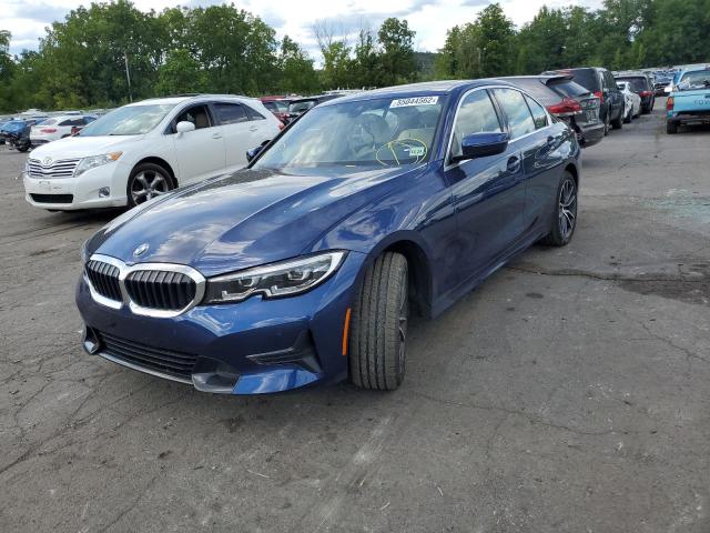 WBA5R7C03LFH50719 - 2020 BMW 330XI BLUE photo 2