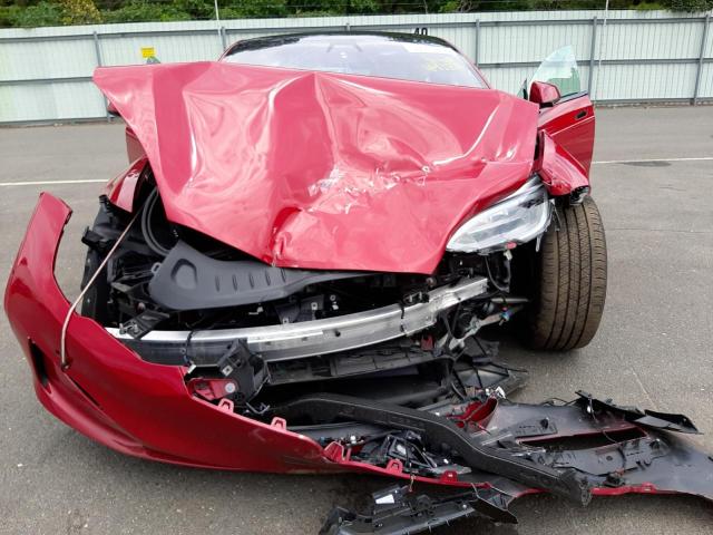 5YJSA1E50MF443238 - 2021 TESLA MODEL S Qırmızı foto 7