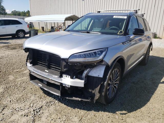 5LM5J7XC1MGL01975 - 2021 LINCOLN AVIATOR RE SILVER photo 2