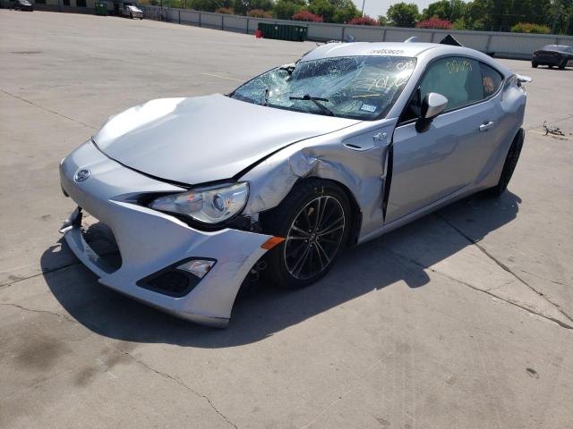 JF1ZNAA14G8701762 - 2016 TOYOTA SCION FR-S SILVER photo 2