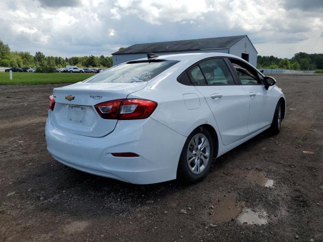 1G1BJ5SM3K7104682 - 2019 CHEVROLET CRUZE WHITE photo 4