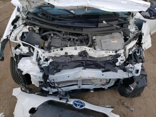 JTDKDTB3XG1137294 - 2016 TOYOTA PRIUS C WHITE photo 7