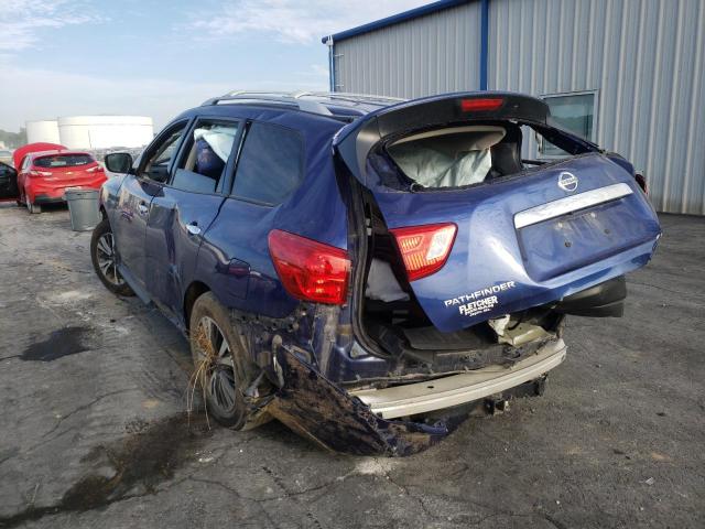 5N1DR2MM7HC911870 - 2017 NISSAN PATHFINDER BLUE photo 3