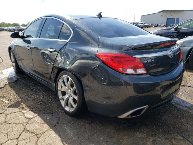 2G4GV5GV6C9213071 - 2012 BUICK REGAL GS BLACK photo 3