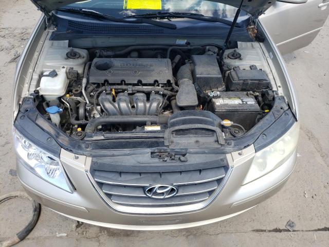 5NPET46CX9H498679 - 2009 HYUNDAI SONATA GLS GOLD photo 7