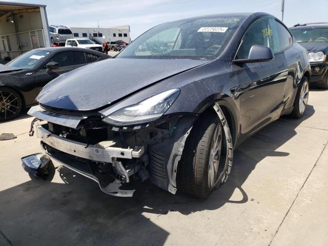 5YJYGDEE8MF067771 - 2021 TESLA MODEL Y فحمي صورة 2