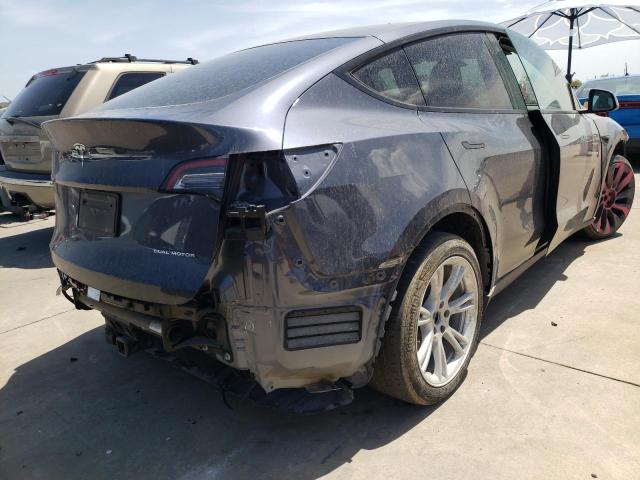 5YJYGDEE8MF067771 - 2021 TESLA MODEL Y فحمي صورة 4