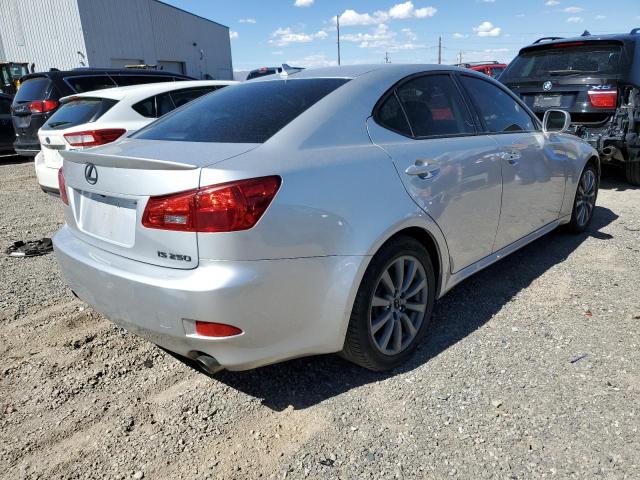 JTHBK262582082488 - 2008 LEXUS IS 250 SILVER photo 4