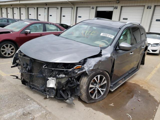 5N1AR2MN4FC614614 - 2015 NISSAN PATHFINDER GRAY photo 2