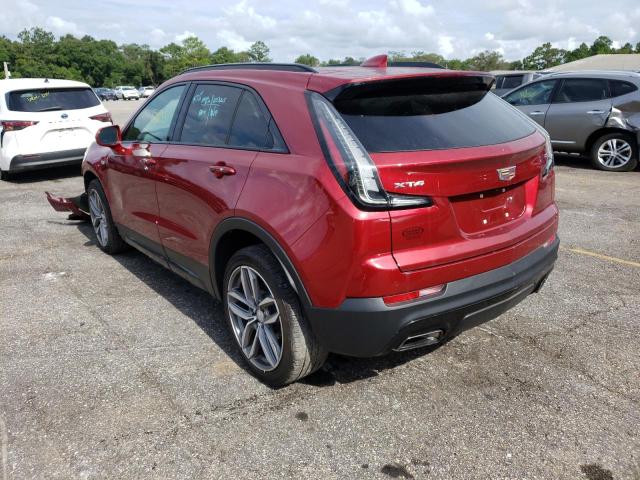 1GYFZER44KF100776 - 2019 CADILLAC XT4 SPORT RED photo 3