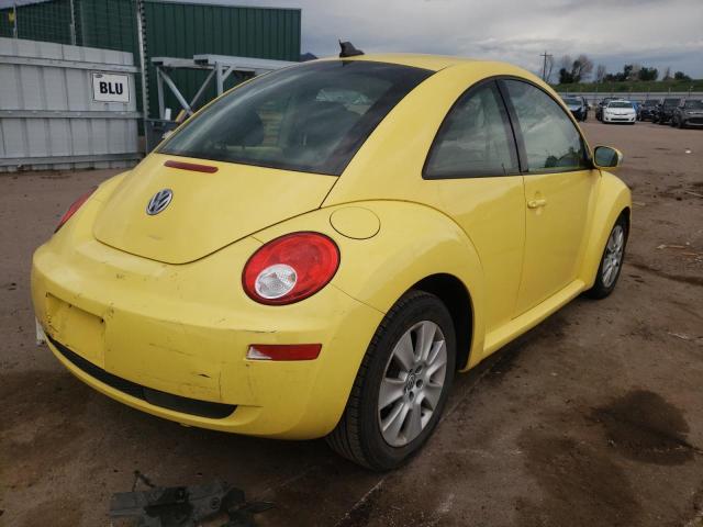 3VWRW3AG4AM020587 - 2010 VOLKSWAGEN NEW BEETLE 黄色 照片 4