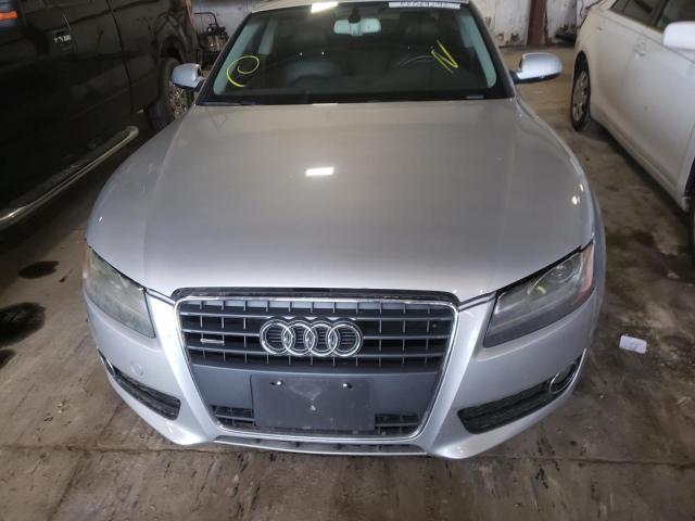 WAUVFAFR1CA005879 - 2012 AUDI A5 PRESTIG SILVER photo 9