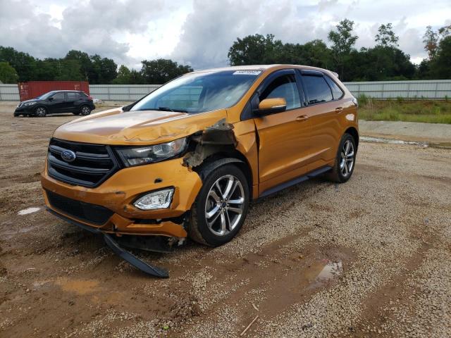 2FMPK4AP3GBB24067 - 2016 FORD EDGE SPORT GOLD photo 2