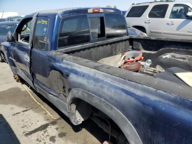 1B7GG42N82S584424 - 2002 DODGE DAKOTA SLT BLUE photo 9