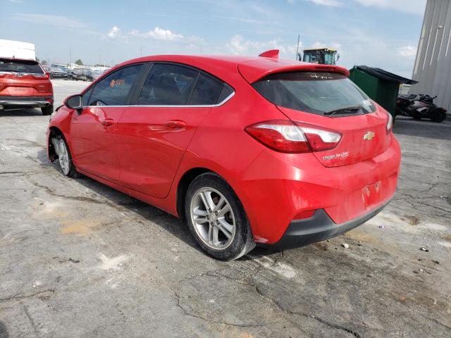 3G1BE6SM5HS587080 - 2017 CHEVROLET CRUZE LT RED photo 3