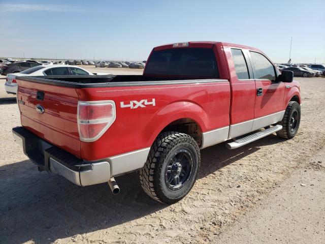 1FTEX1E80AKE20806 - 2010 FORD F150 4WD RED photo 4