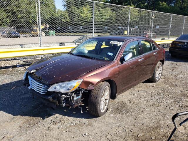 1C3CCBCB8CN307683 - 2012 CHRYSLER 200 LIMITE BROWN photo 2