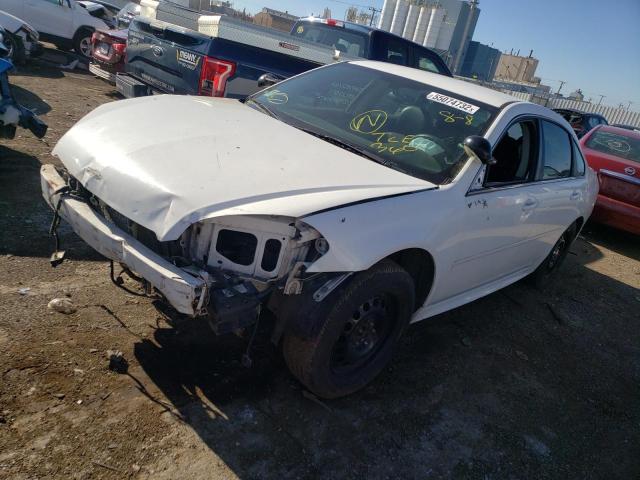 2G1WD5E36C1158181 - 2012 CHEVROLET IMPALA POL WHITE photo 2