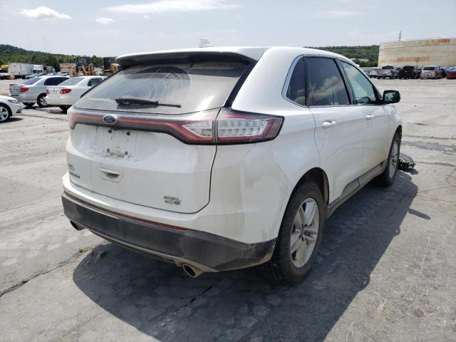 2FMPK4J90GBC56320 - 2016 FORD EDGE SEL WHITE photo 4