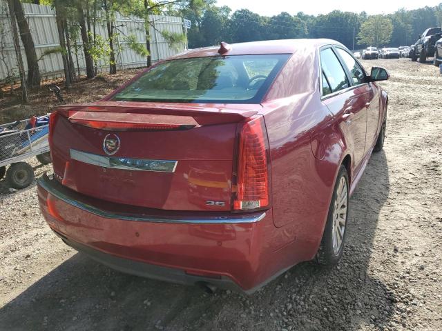 1G6DP5E33D0104147 - 2013 CADILLAC CTS PREMIU RED photo 4