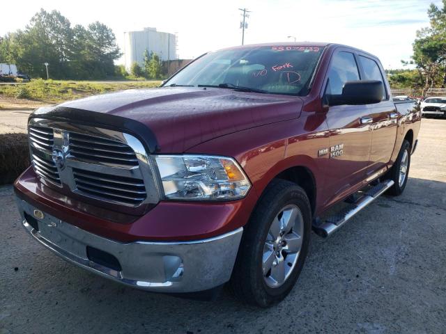 1C6RR6LT4FS591170 - 2015 RAM 1500 SLT BURGUNDY photo 2