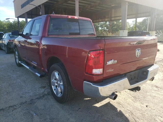 1C6RR6LT4FS591170 - 2015 RAM 1500 SLT BURGUNDY photo 3