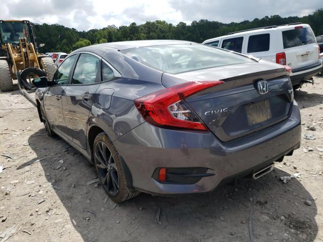 19XFC2F82KE050788 - 2019 HONDA CIVIC SPOR GRAY photo 3