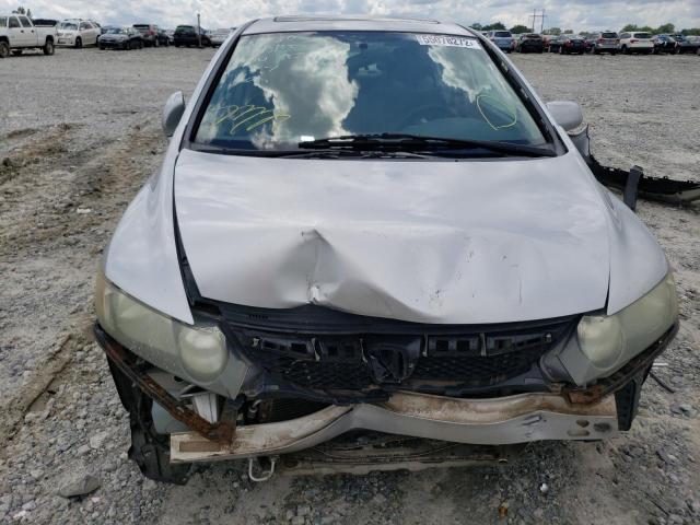 2HGFA16809H358851 - 2009 HONDA CIVIC EX SILVER photo 9