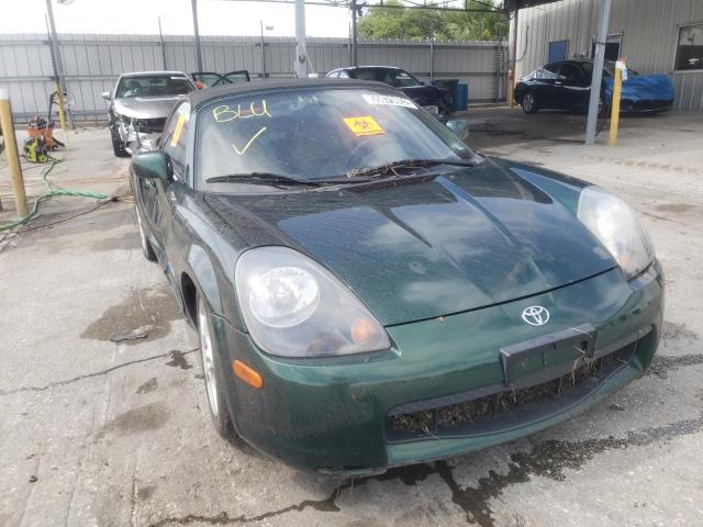 JTDFR320220053414 - 2002 TOYOTA MR2 SPYDER GREEN photo 1