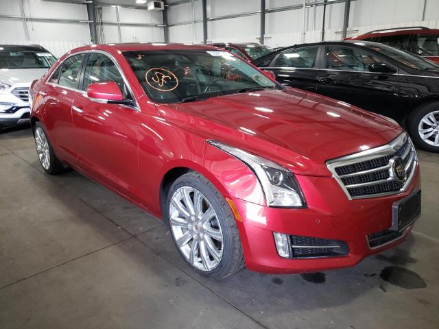 1G6AM5S35D0100228 - 2013 CADILLAC ATS PREMIU RED photo 1