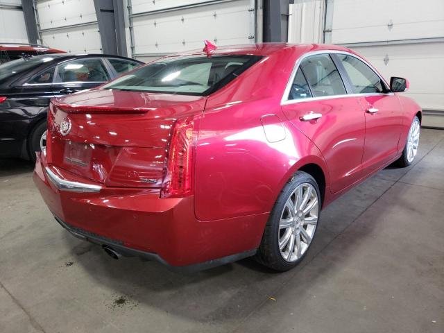 1G6AM5S35D0100228 - 2013 CADILLAC ATS PREMIU RED photo 4