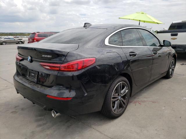 WBA53AK09M7J45340 - 2021 BMW 228I BLACK photo 4