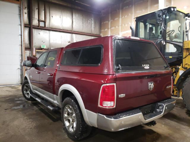 1C6RR7NG8GS350297 - 2016 RAM 1500 LARAM BURGUNDY photo 3