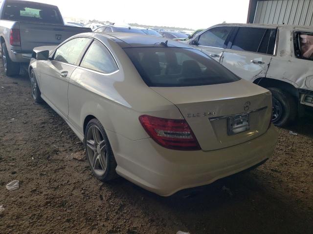 WDDGJ4HB1CF788397 - 2012 MERCEDES-BENZ C 250 WHITE photo 3