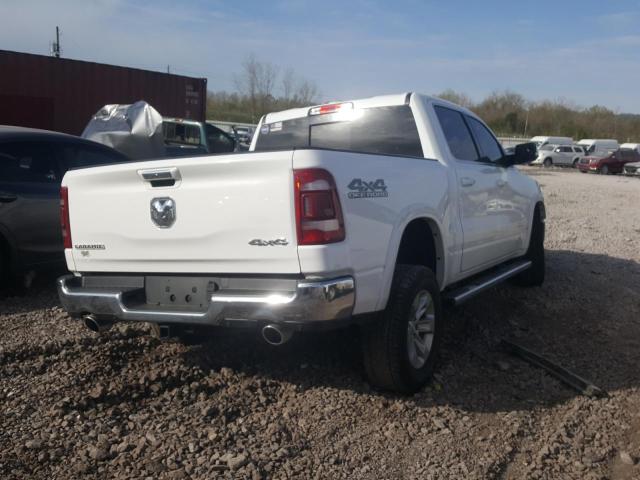 1C6SRFJT9MN524743 - 2021 RAM 1500 LARAM WHITE photo 4