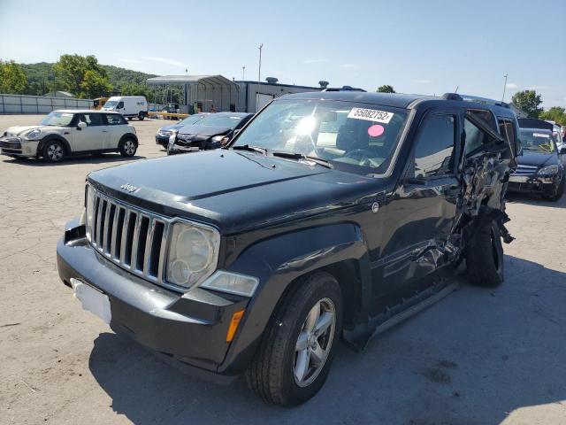 1J8GN58K88W160793 - 2008 JEEP LIBERTY LI BLACK photo 2