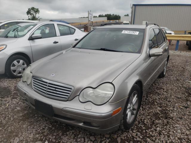 WDBRH81J13F384134 - 2003 MERCEDES-BENZ C 240 SPOR SILVER photo 2