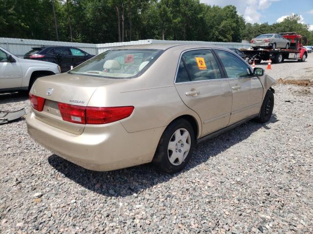 1HGCM56415A066374 - 2005 HONDA ACCORD LX GOLD photo 4