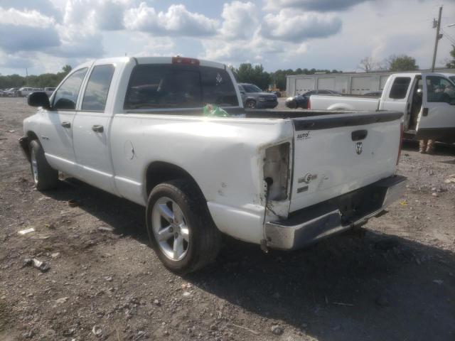 1D7HA18N58J112729 - 2008 DODGE RAM 1500 S WHITE photo 3